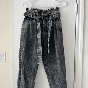 Who What Wear paper bag denim Sz 2